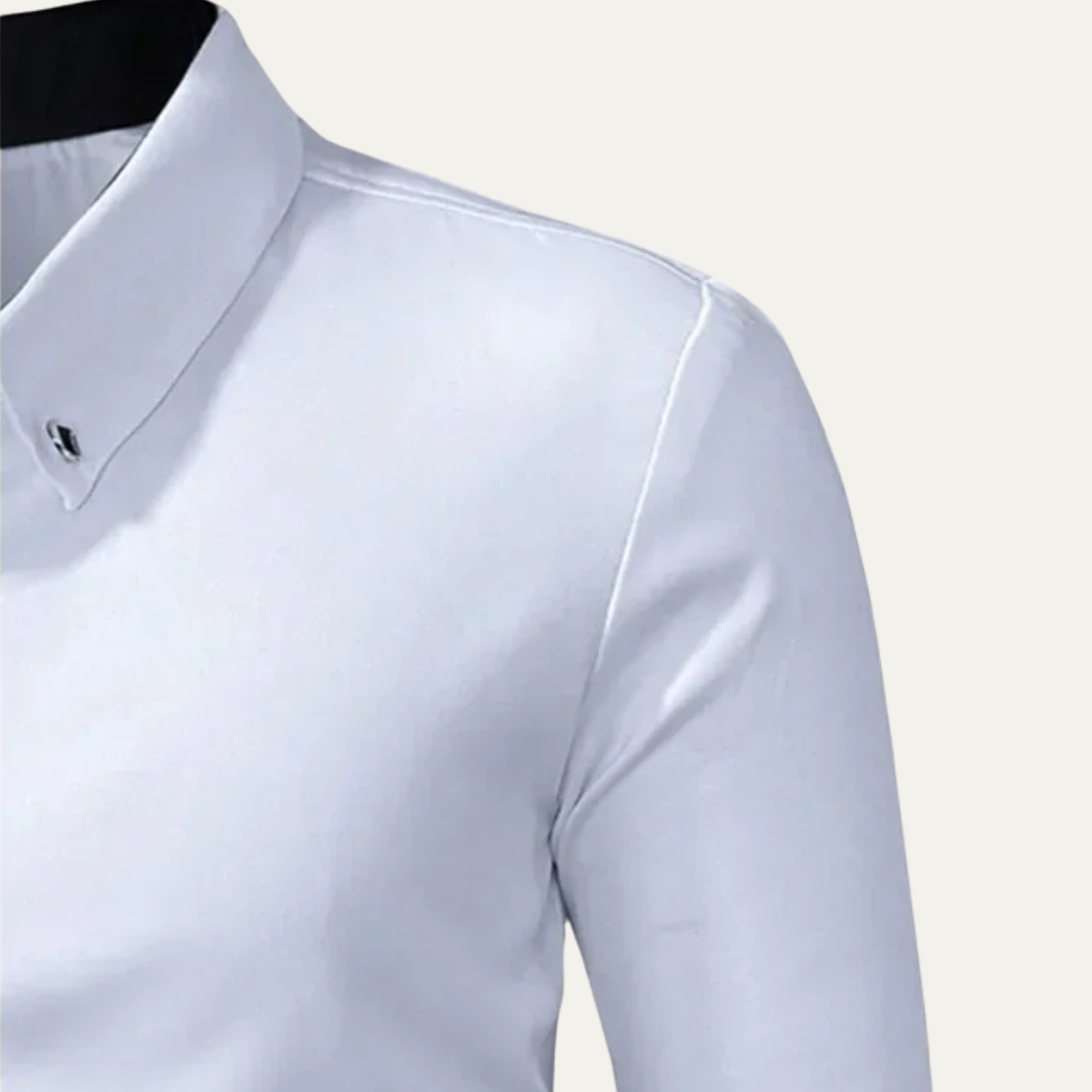 Classic Fit Mens White Long Sleeve Dress Shirt