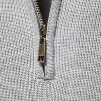 Classic Men's Cotton Quarter Zip Jumper Sweater