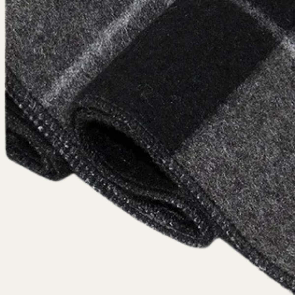 Cozy Mens Plaid Wool Scarf