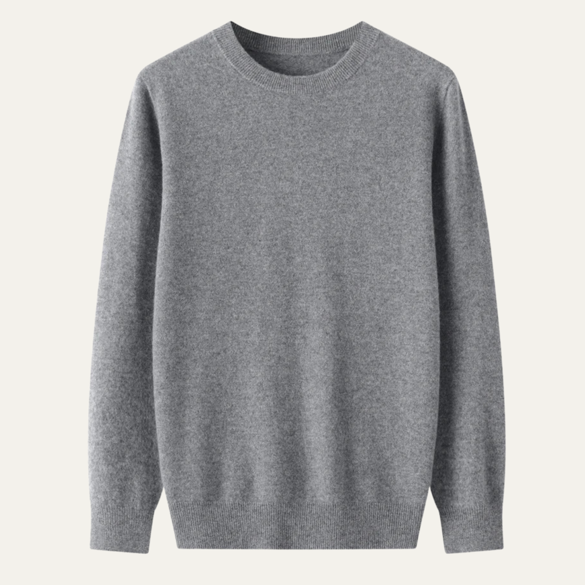 Warm Mens Merino Wool Crew Neck Sweater
