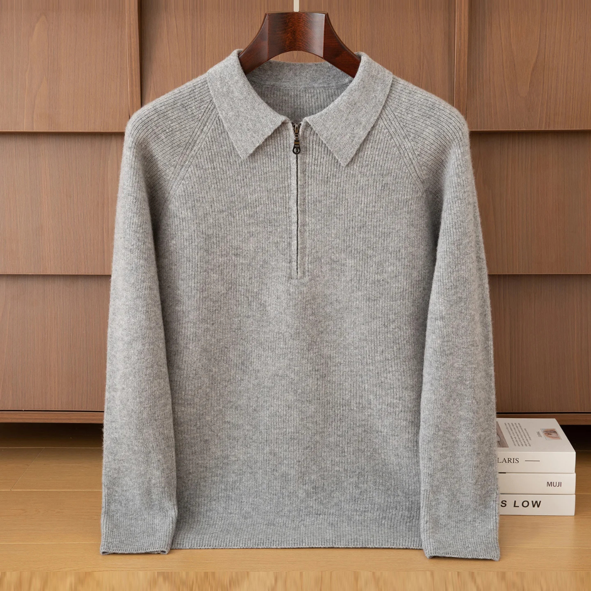 Soft Merino Wool Crew Neck Cashmere Sweater