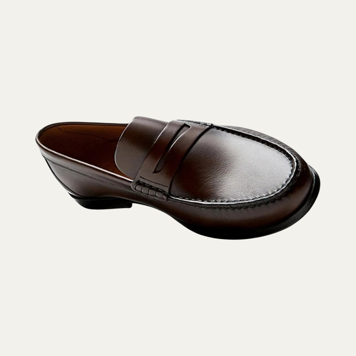 Timeless Mens Genuine Leather Slip On Shoes