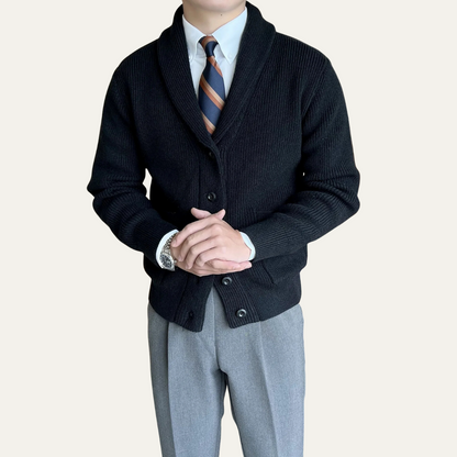 Cozy Men's Winter Knit Button Cardigan Sweater