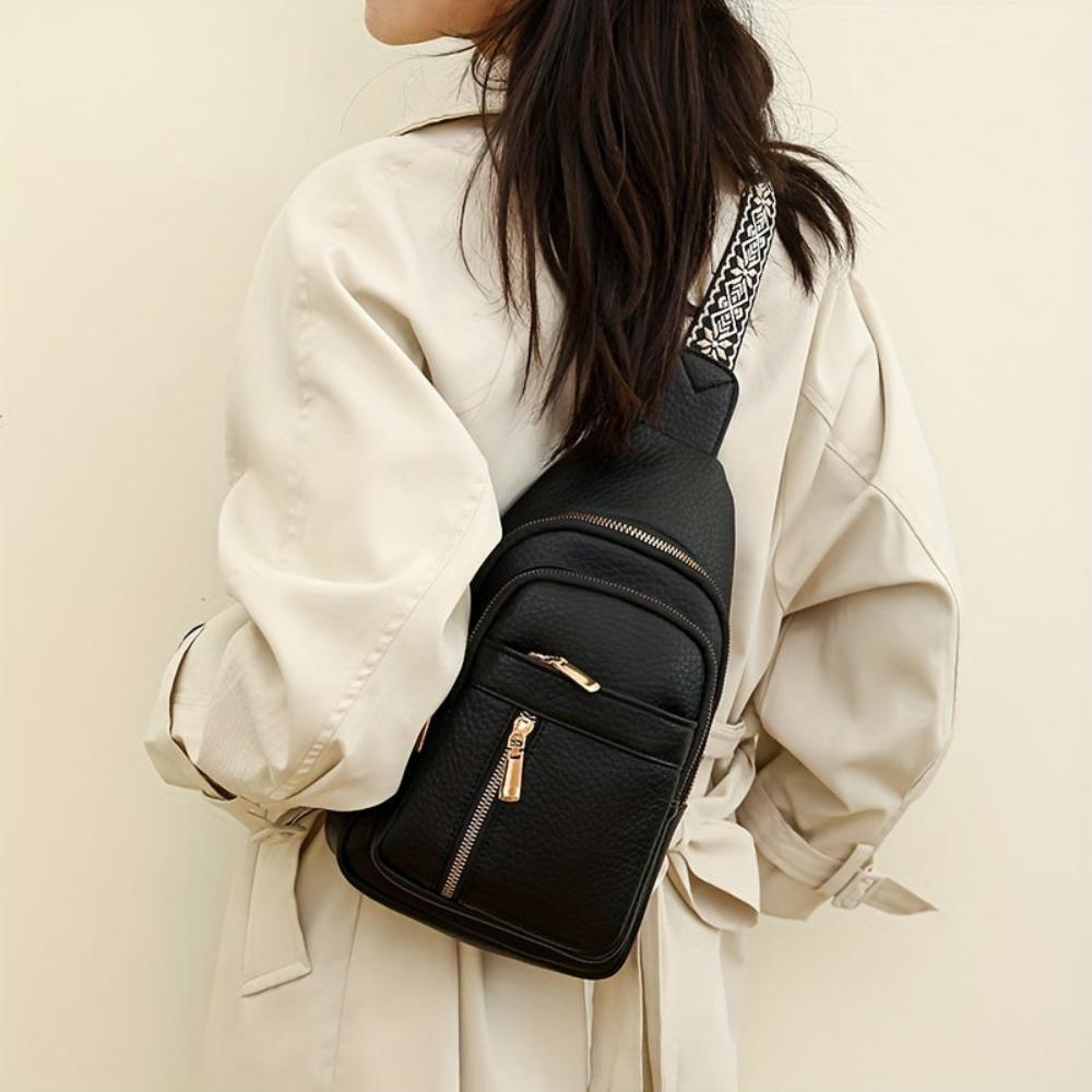 Eco Friendly Faux Leather Sling Purse Bag