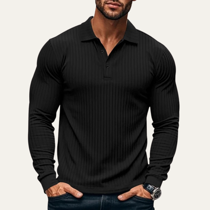 Classic Fit Men's Textured Polo Shirt