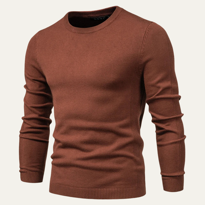 Classic Men's Warm Knit Crew Neck Sweater