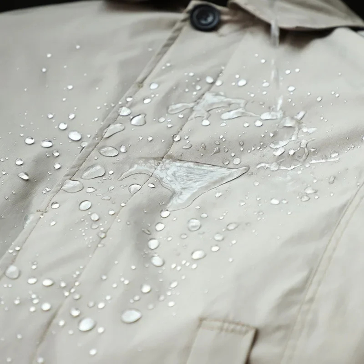 Waterproof Men's Classic Long Trench Coat