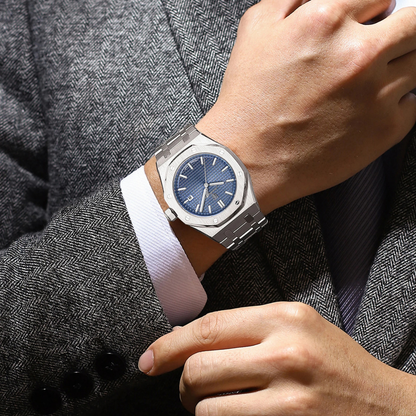 Premium Men's Stainless Steel Waterproof Watch