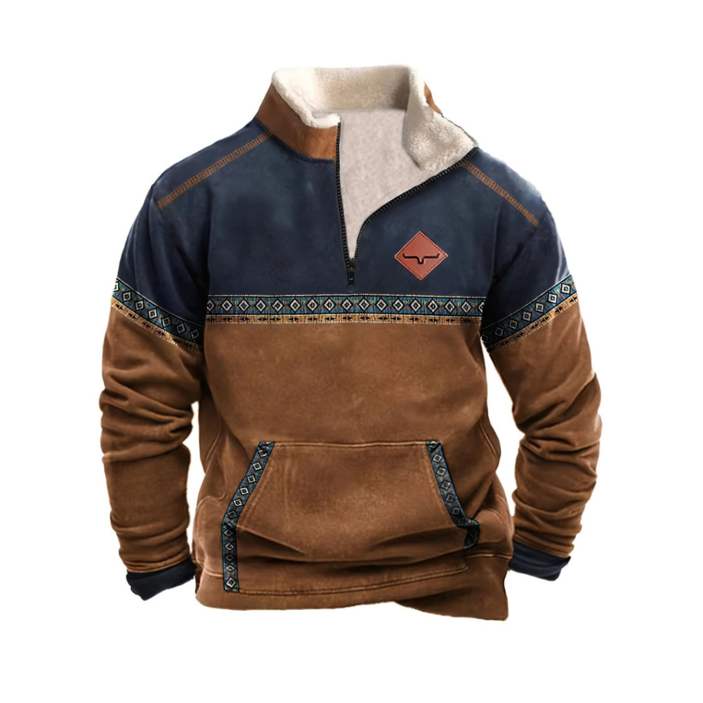 Cozy Mens Winter Pullover Sweater - Olytrend