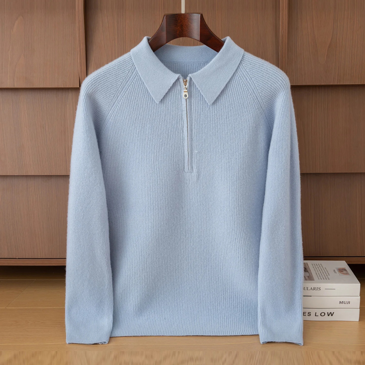 Soft Merino Wool Crew Neck Cashmere Sweater