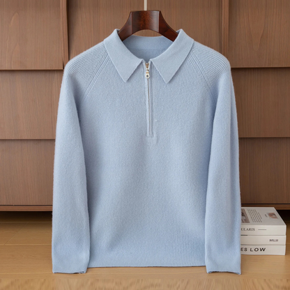 Soft Merino Wool Crew Neck Cashmere Sweater