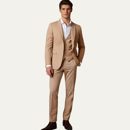 Classic 2 Piece Mens Suit Blazer and Trousers Set