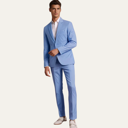 Classic 2 Piece Mens Suit Blazer and Trousers Set