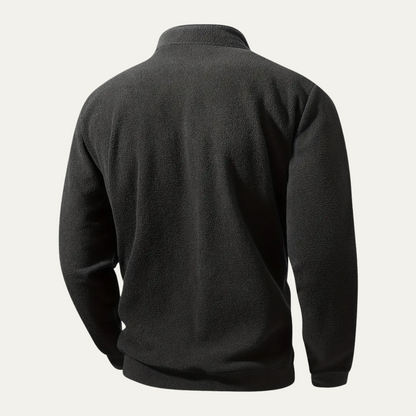 Cozy Men's Fleece Half Zip Pullover Jacket