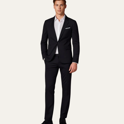 Classic 2 Piece Mens Suit Blazer and Trousers Set