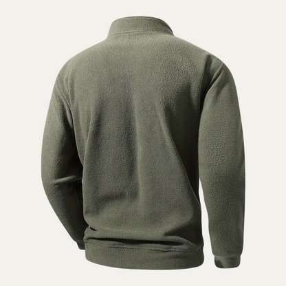 Cozy Men's Fleece Half Zip Pullover Jacket