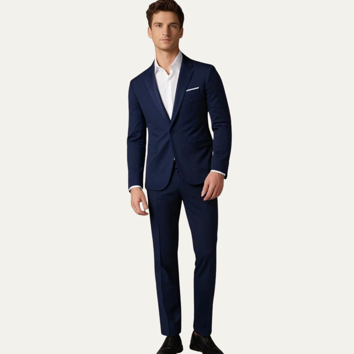 Classic 2 Piece Mens Suit Blazer and Trousers Set