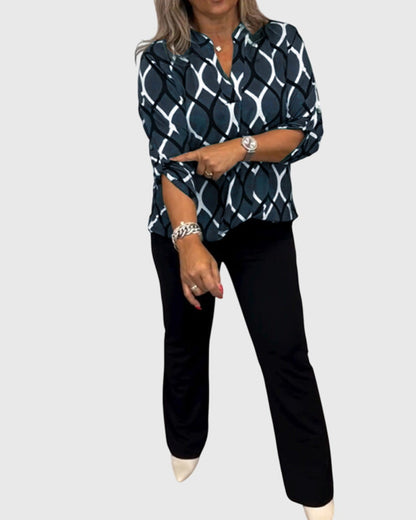 Elegant Casual Women's Blouse