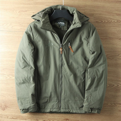Waterproof Windbreaker Jacket for Men with Hood
