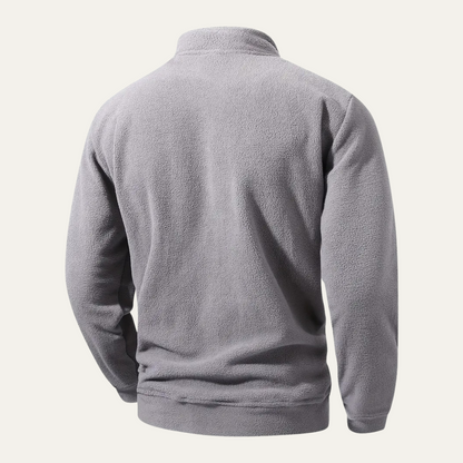 Cozy Men's Fleece Half Zip Pullover Jacket