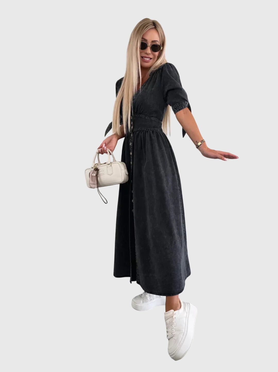 Classic Blue Jean Dress for Women