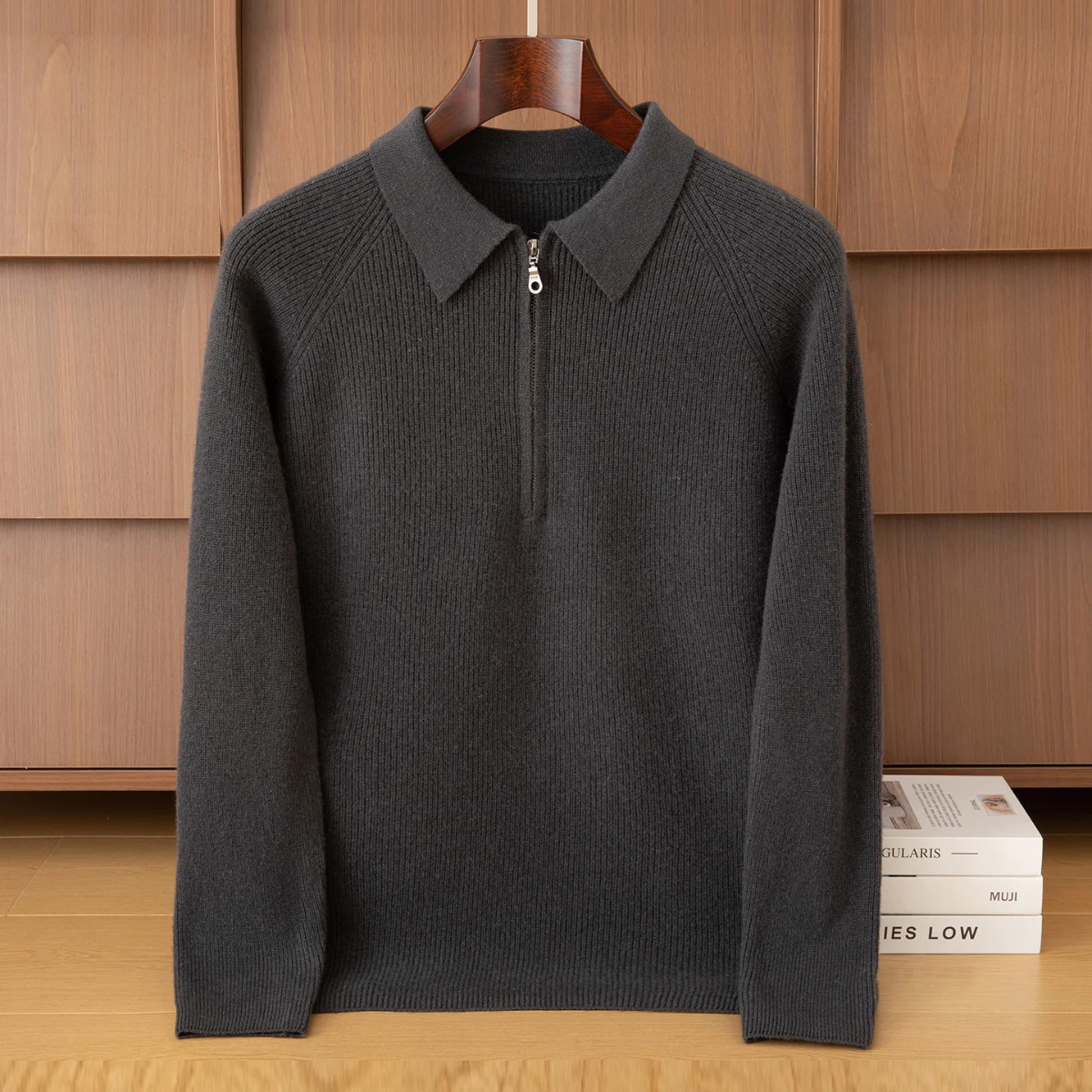 Soft Merino Wool Crew Neck Cashmere Sweater