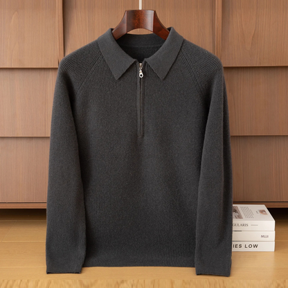 Soft Merino Wool Crew Neck Cashmere Sweater