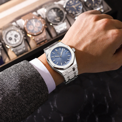 Premium Men's Stainless Steel Waterproof Watch