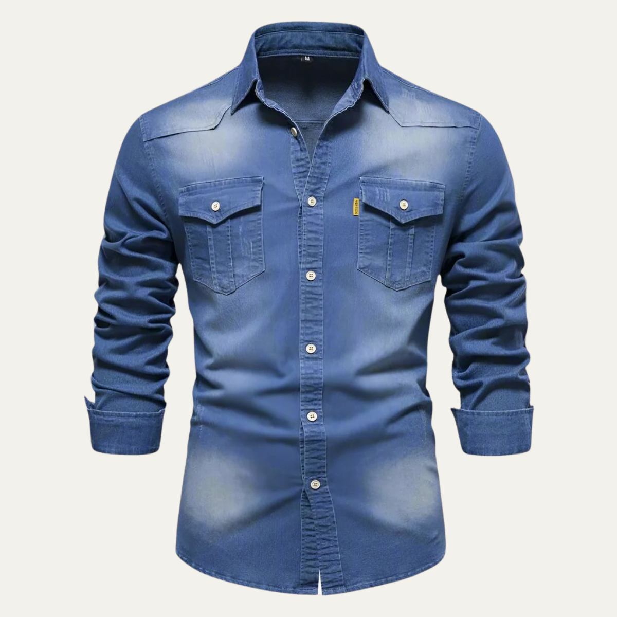 Classic Blue Jeans Shirt for Men - Nocini