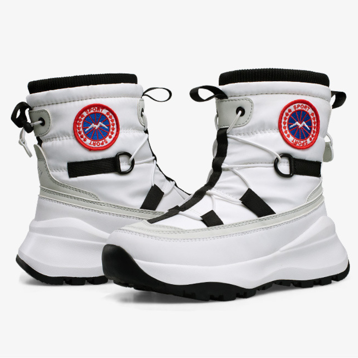 Warm Insulated Waterproof High Top Snow Boots for Men