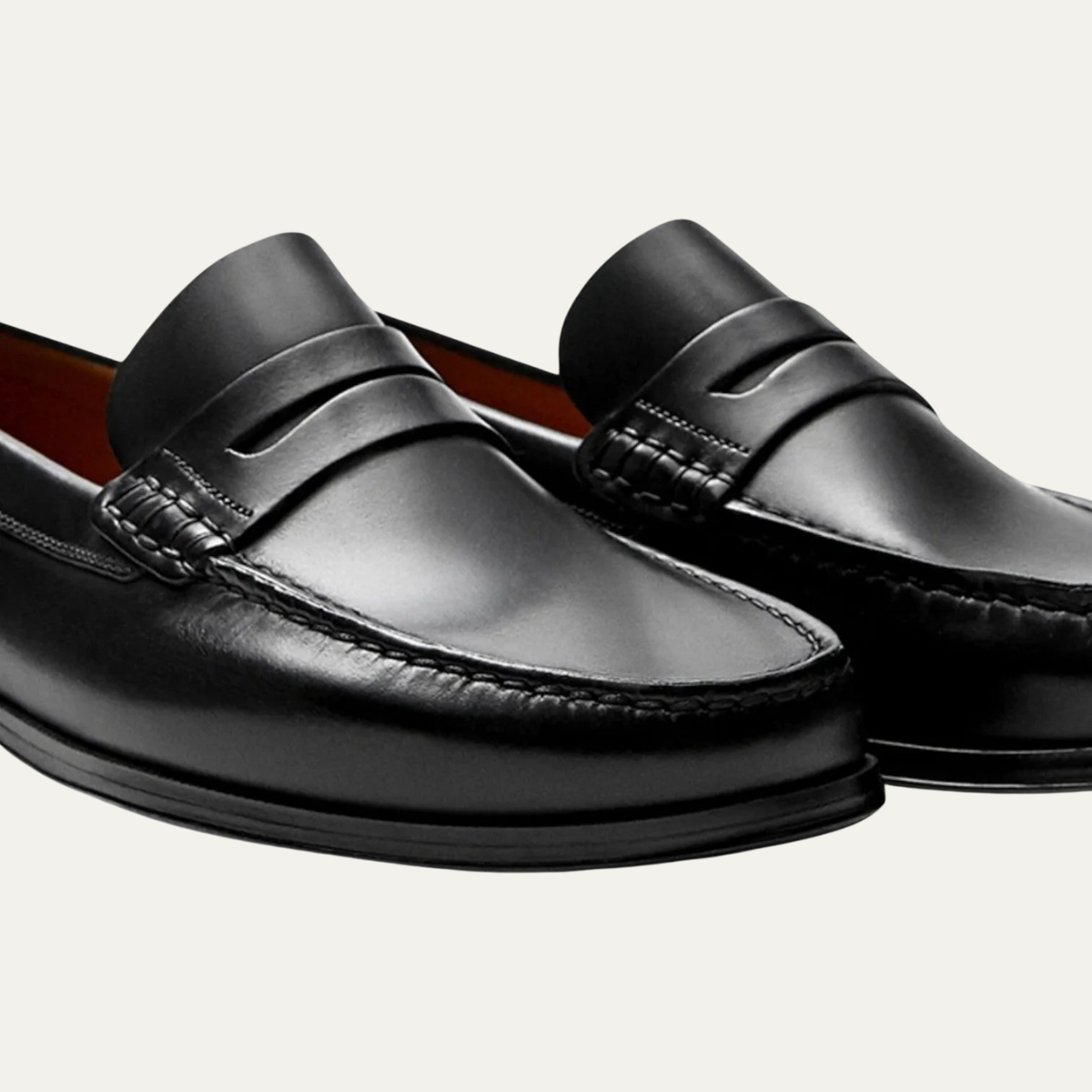 Timeless Mens Genuine Leather Slip On Shoes