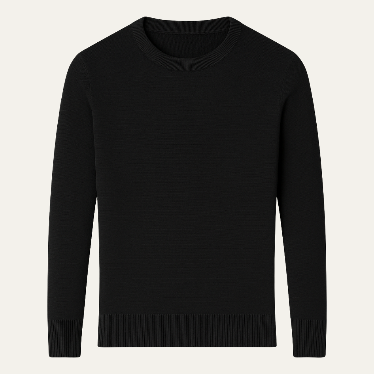 Warm Mens Crew Neck Knitted Winter Sweater - Nocini