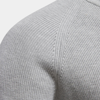 Classic Men's Cotton Quarter Zip Jumper Sweater