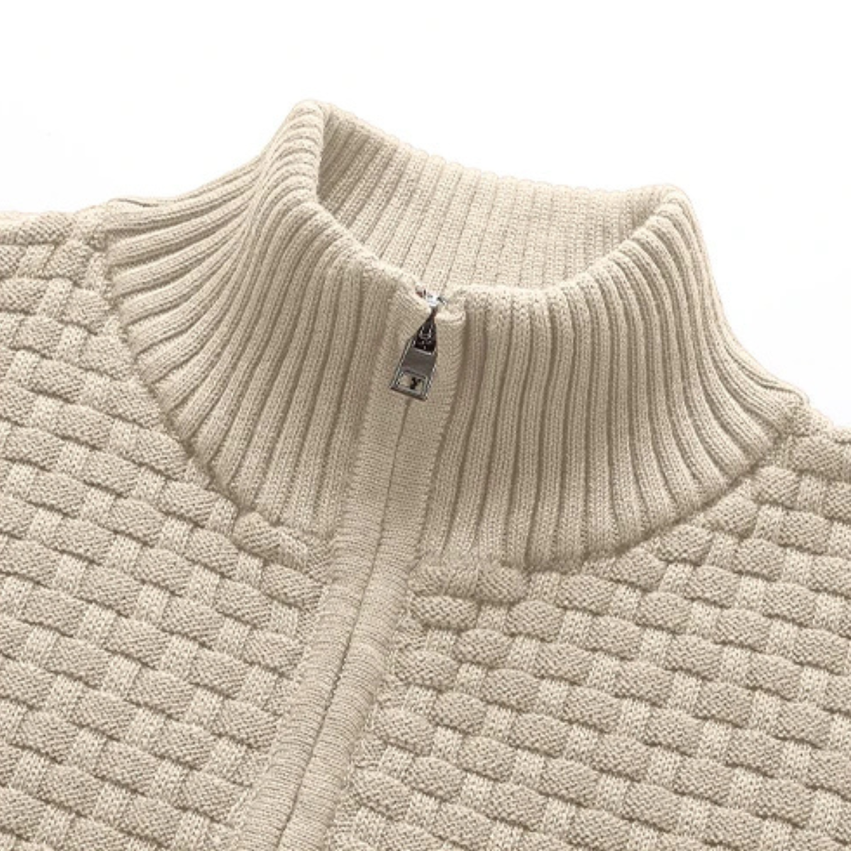 Cozy Half Zip Winter Knit Sweater
