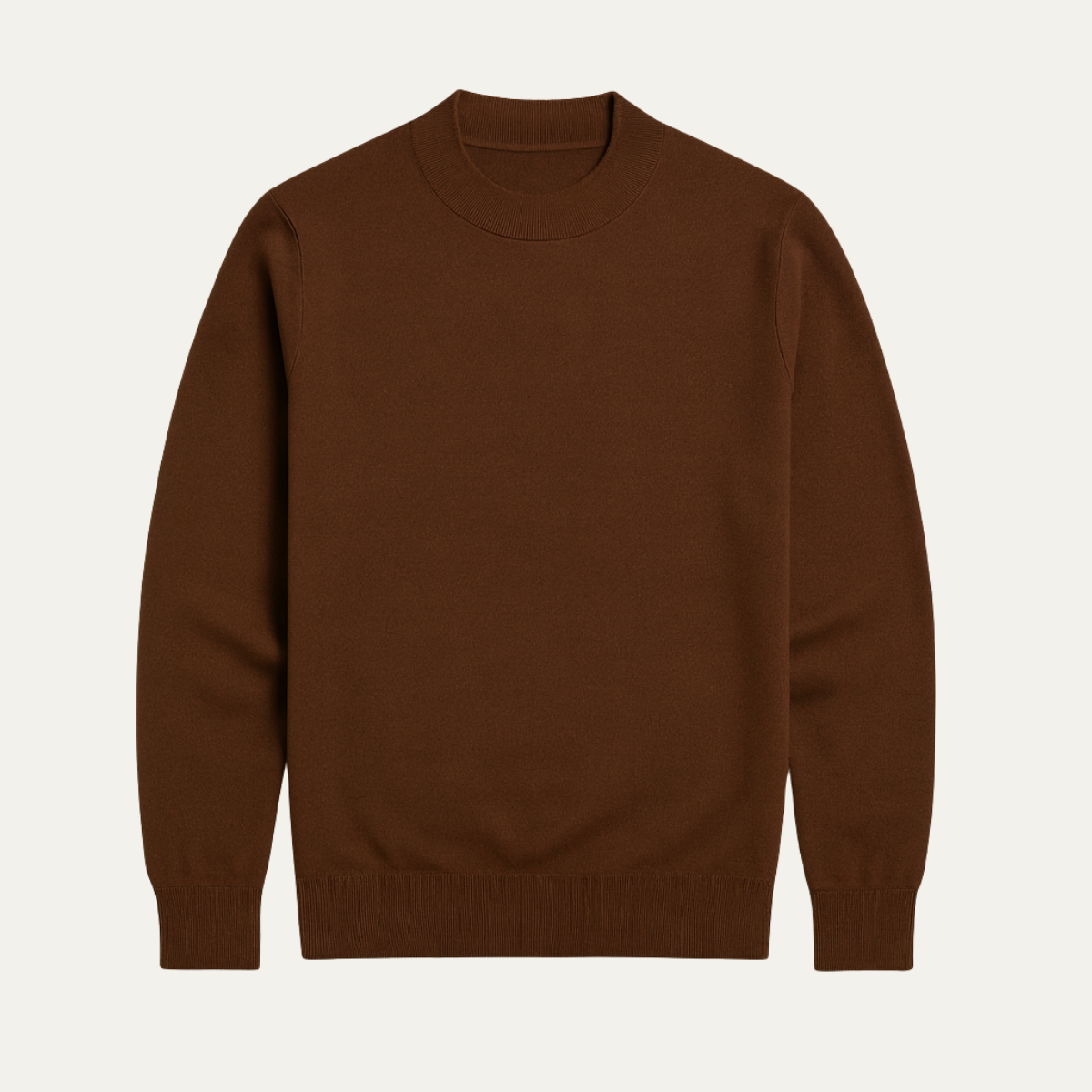 Classic Simple Knit Crew Neck Men's Sweater - Nocini