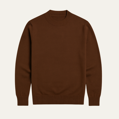Classic Simple Knit Crew Neck Men's Sweater - Nocini