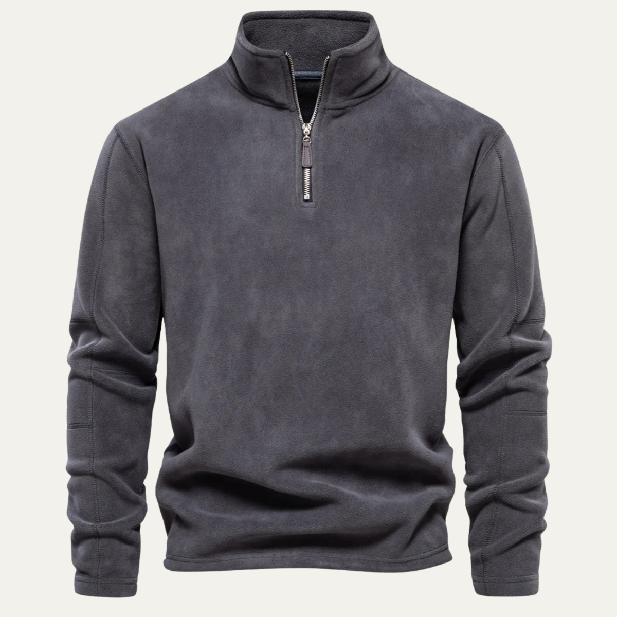 Men's Classic Slim Fit Quarter Zip Jumper Sweater - Nocini