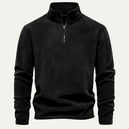 Men's Classic Slim Fit Quarter Zip Jumper Sweater