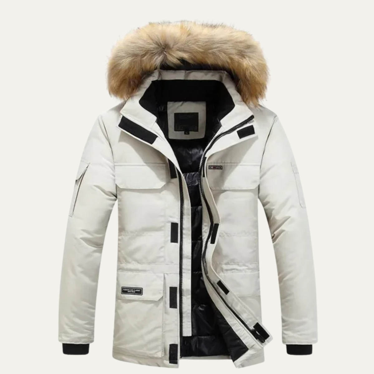 Heavy Duty Men's Insulated Winter Parka Coat - Nocini