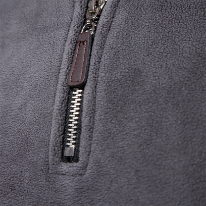 Men's Classic Slim Fit Quarter Zip Jumper Sweater