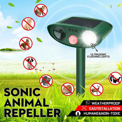 Outdoor Solar Powered Animal Repellent Device - Olytrend