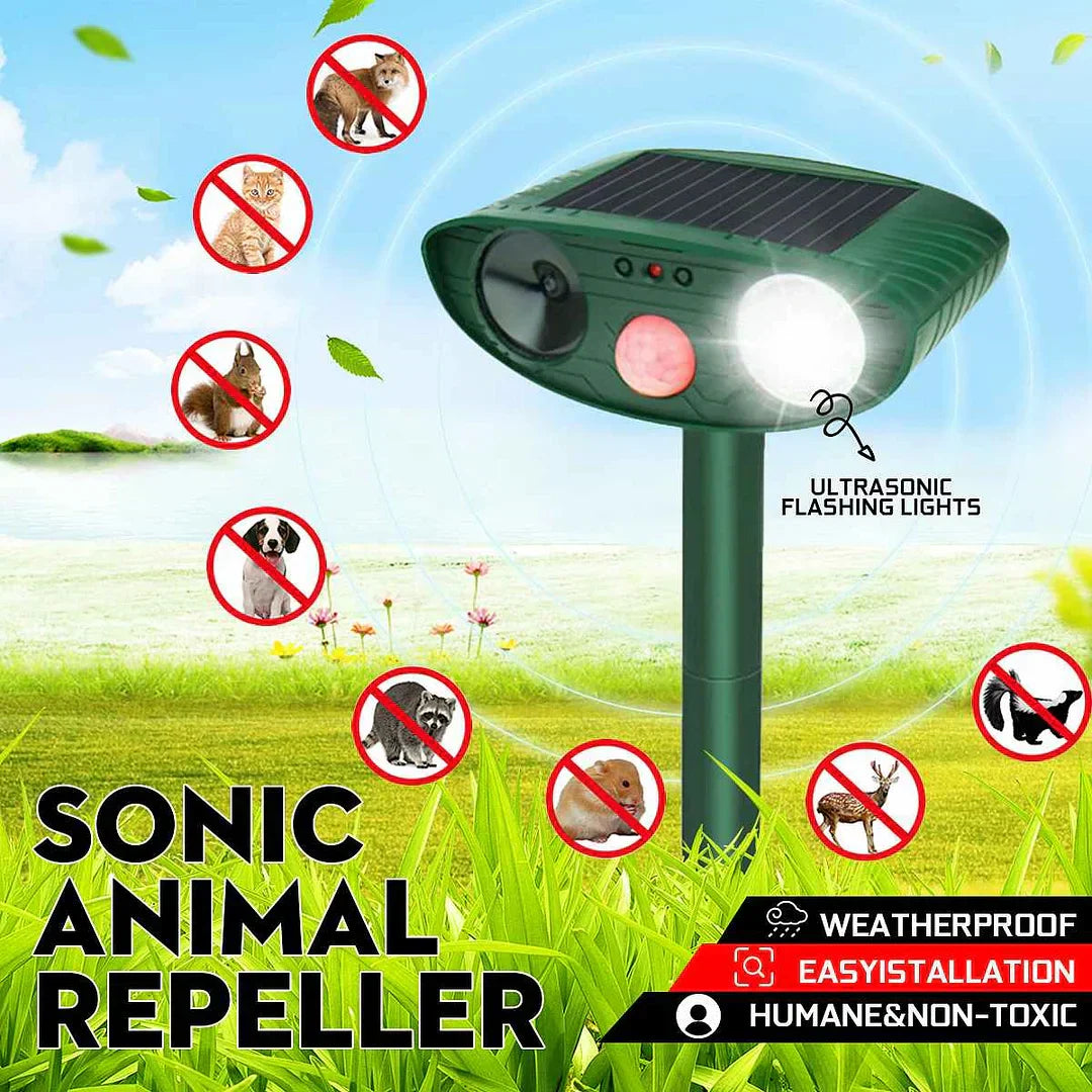 Outdoor Solar Powered Animal Repeller - Olytrend