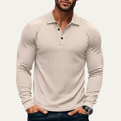 Classic Fit Men's Textured Polo Shirt