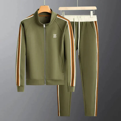 Relaxed Fit Men's Athletic Tracksuit Set - Olytrend