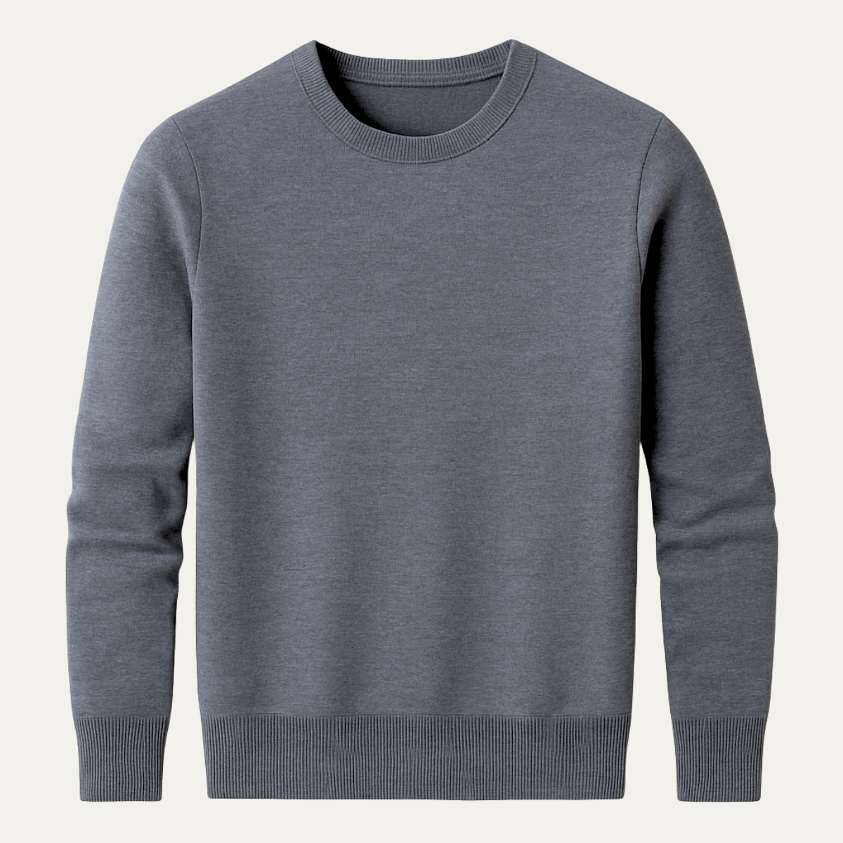 Warm Men's Classic Knit Crew Neck Sweater - Nocini