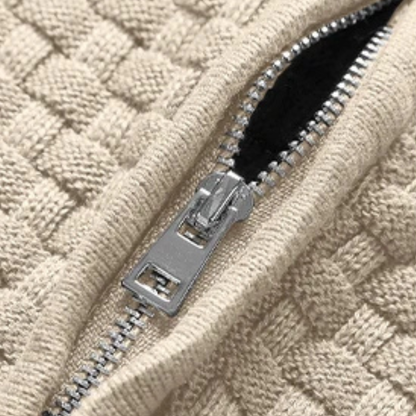 Cozy Half Zip Winter Knit Sweater