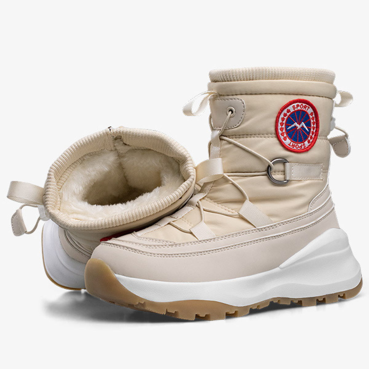 Warm Insulated Waterproof High Top Snow Boots for Men