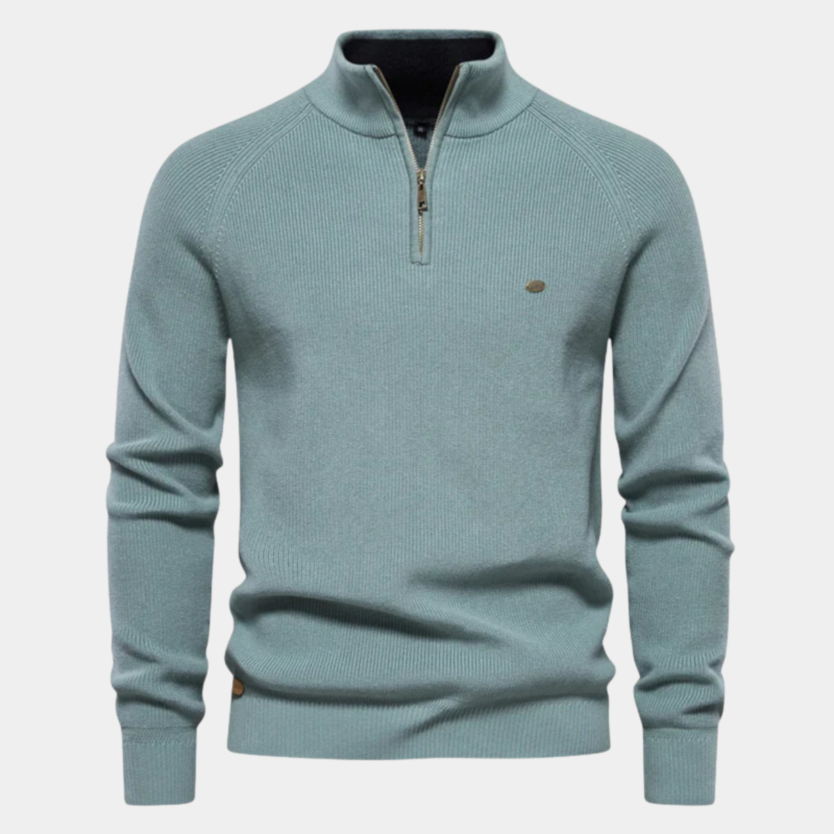 Classic Men's Cotton Quarter Zip Jumper Sweater
