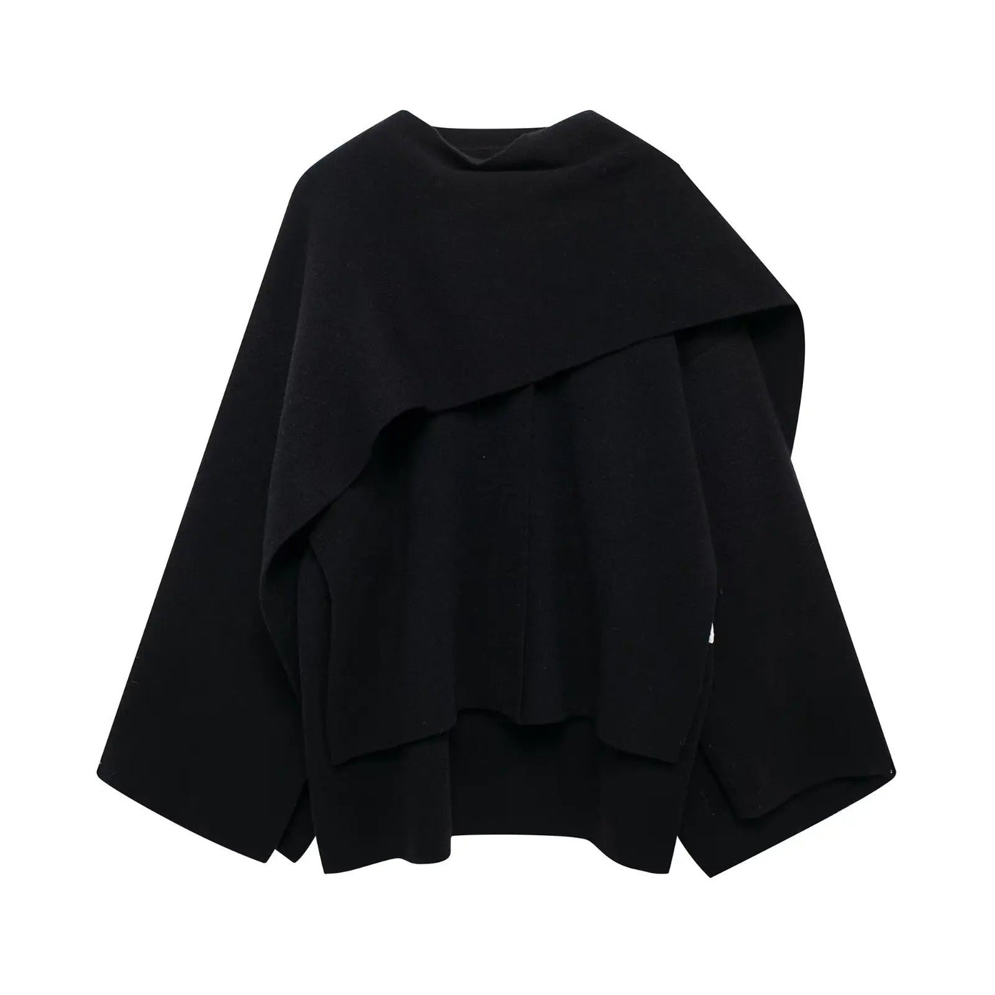 Classic Wool Cape Coat