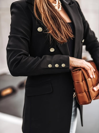 Classic Fit Women's Blazer with Buttons